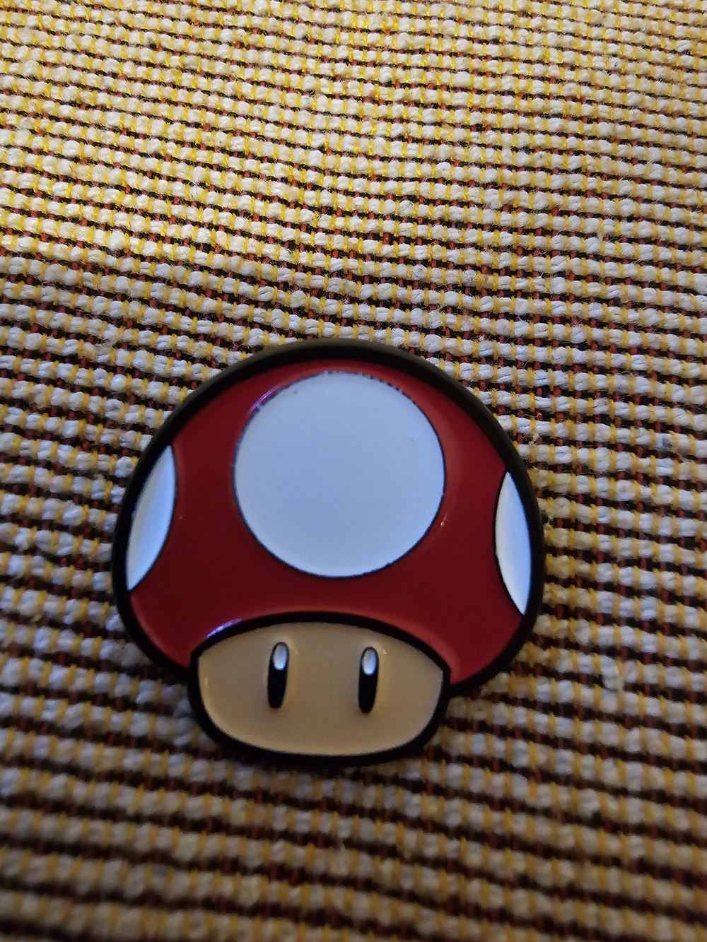 Nintendo Red & White Super Mushroom Enamel Pin